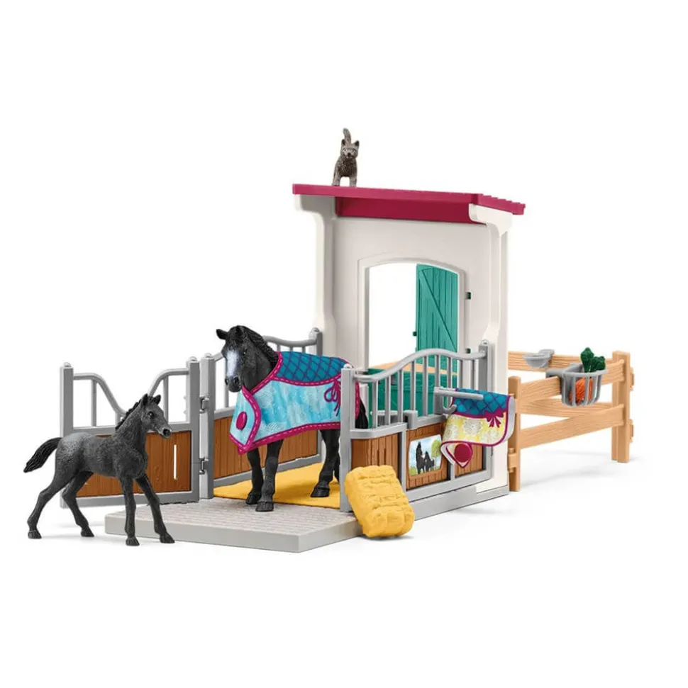 Schleich Horse Club Horse Box with Mare and Foal (42611)