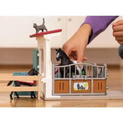 Schleich Horse Club Horse Box with Mare and Foal (42611)