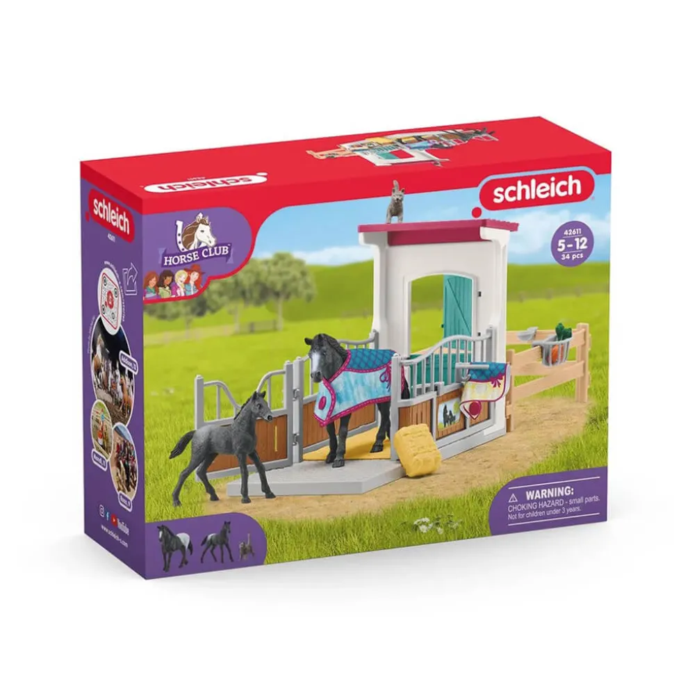 Schleich Horse Club Horse Box with Mare and Foal (42611)