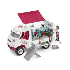 Schleich Horse Club Mobile Vet with Hanoverian Foal (42439)