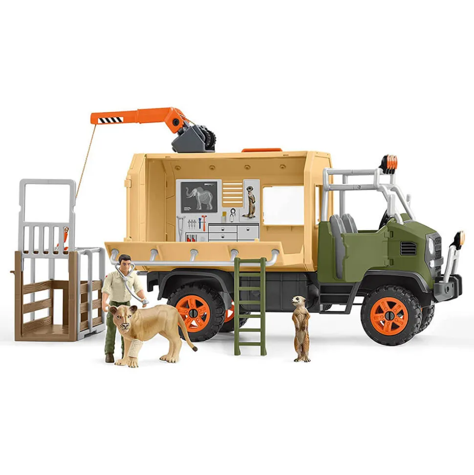 Schleich Wild Life Animal Rescue Large Truck Playset