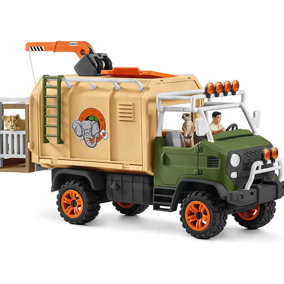 Schleich Wild Life Animal Rescue Large Truck Playset