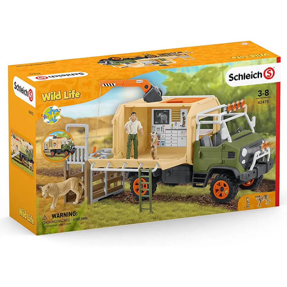 Schleich Wild Life Animal Rescue Large Truck Playset