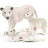 Schleich Wild Life Lion Mother with Cubs Playset