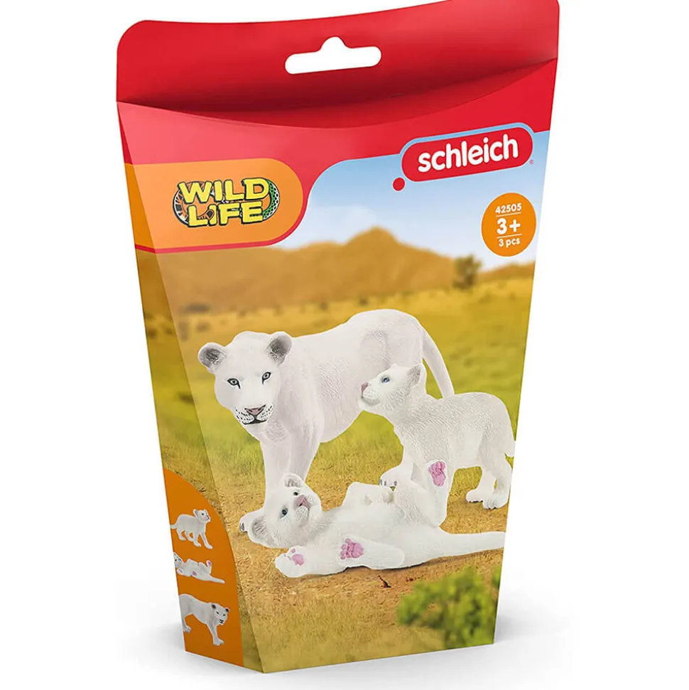 Schleich Wild Life Lion Mother with Cubs Playset