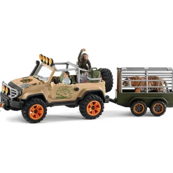 Schleich Wild Life 4X4 Vehicle with Winch Playset