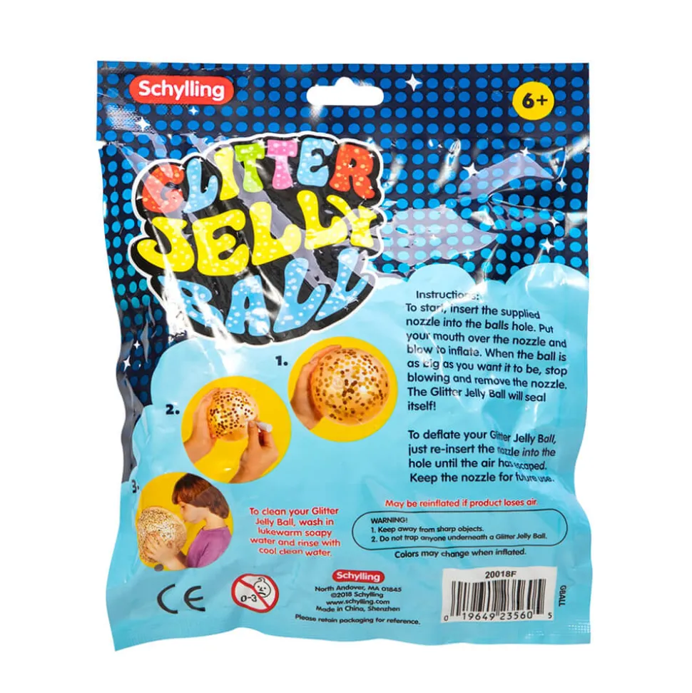 Schylling Jumbo Glitter Jelly Ball