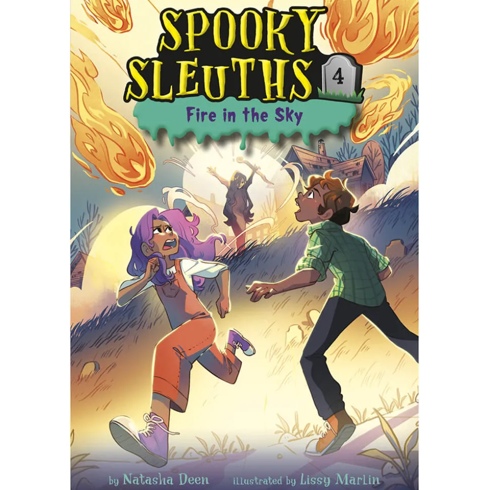 Spooky Sleuths #4: Fire in the Sky (Paperback)