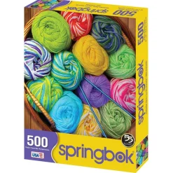 Springbok Colorful Yarn 500 Piece Jigsaw Puzzle