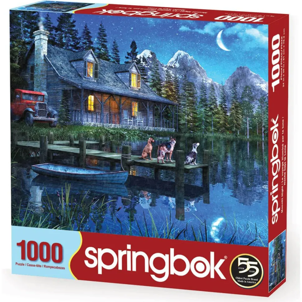 Springbok Moonlit Night 1000 Piece Jigsaw Puzzle