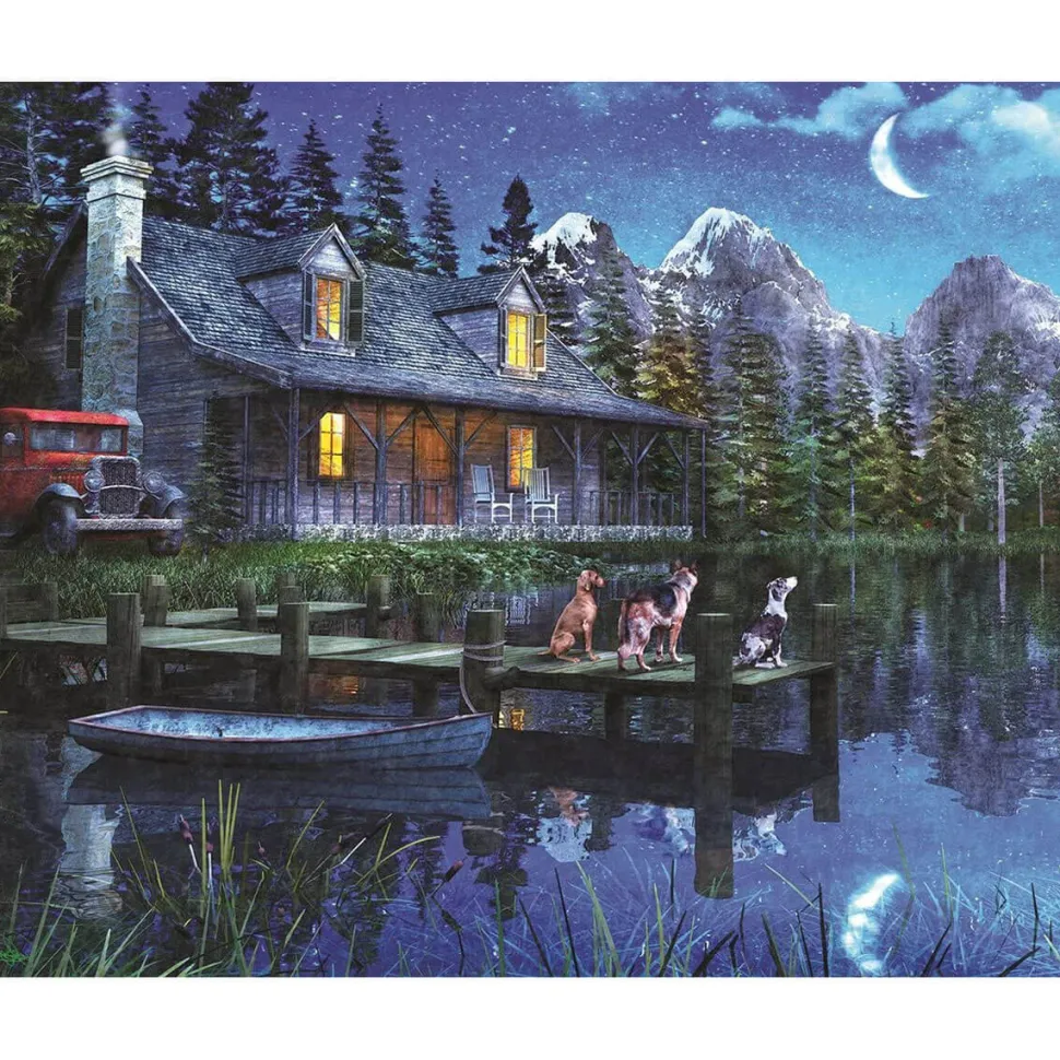 Springbok Moonlit Night 1000 Piece Jigsaw Puzzle