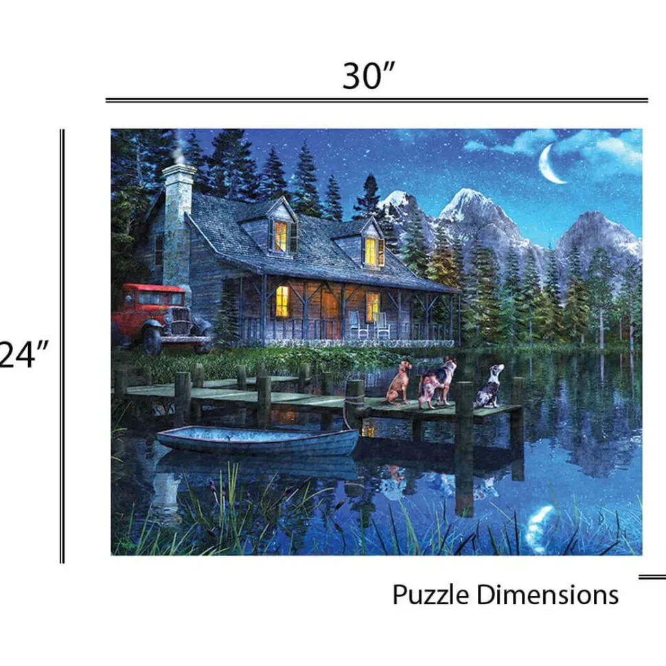 Springbok Moonlit Night 1000 Piece Jigsaw Puzzle
