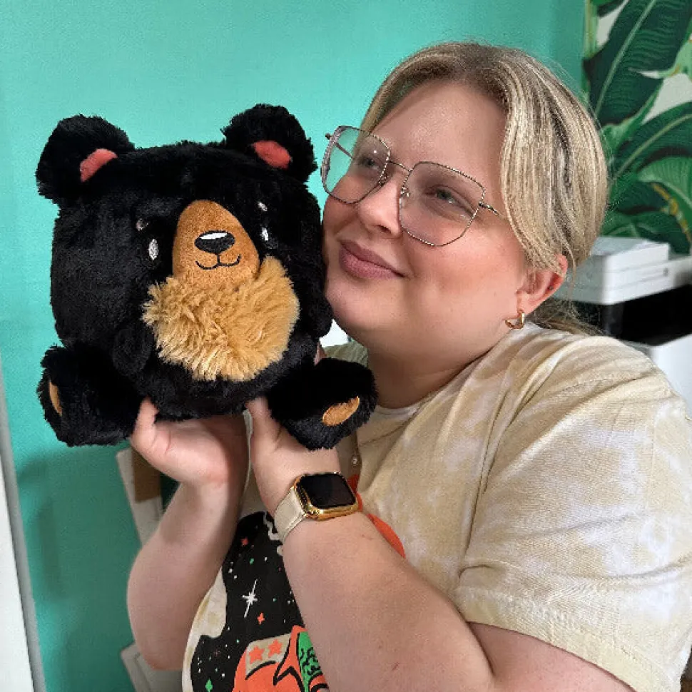 Squishable Mini Black Bear Plush