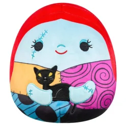 Squishmallows Original Disney 8 Inch Sally Holding Black Cat Plush