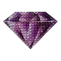 StickerBeans Purple Diamond Rhinestone Sticker