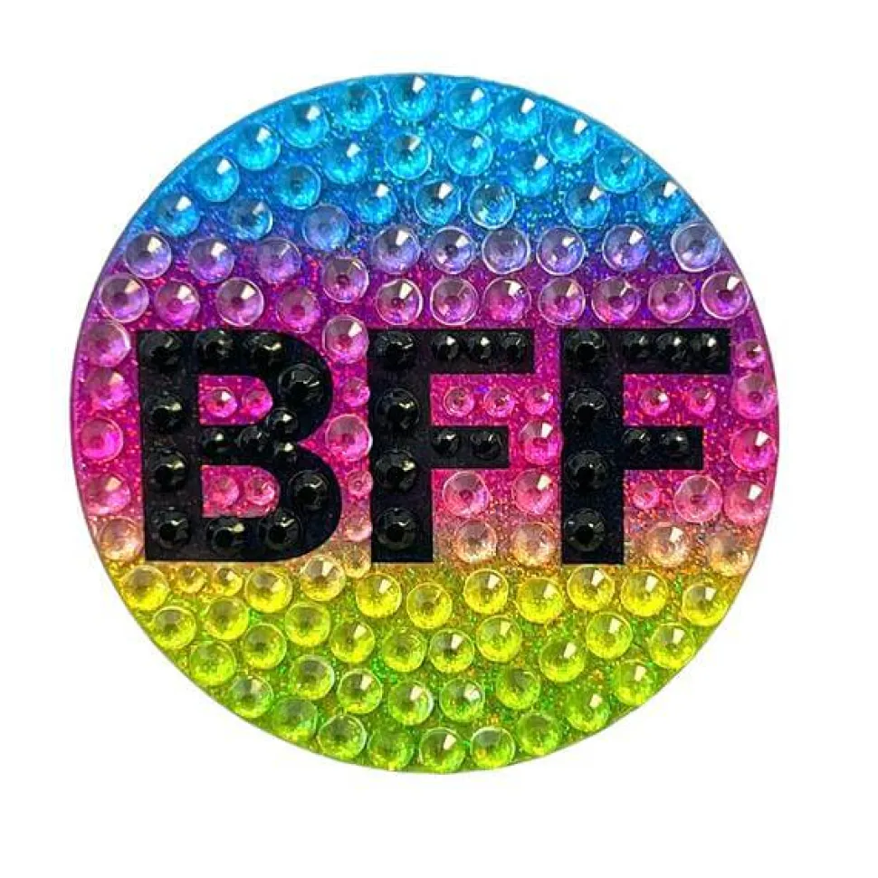 StickerBeans Rainbow Bff Rhinestone Sticker