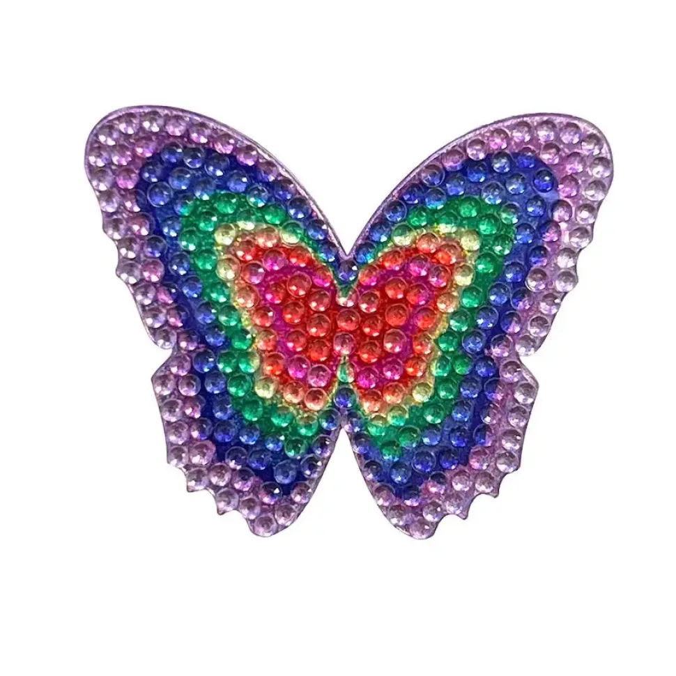 StickerBeans Terez Multicolor Butterfly Rhinestone Sticker