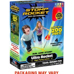 Stomp Rocket Ultra Rocket Launcher with 4 Rockets