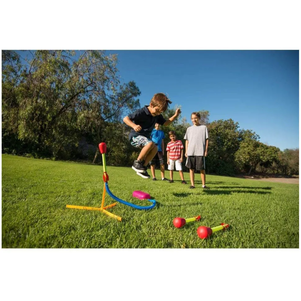 Stomp Rocket Ultra Rocket Launcher with 4 Rockets