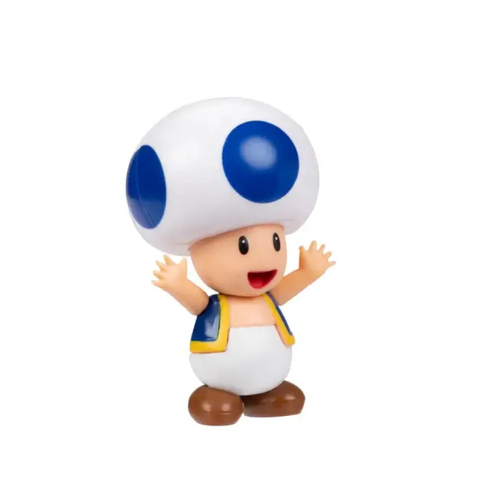 Super Mario Blue Toad 2.5-Inch Figure