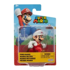Super Mario Fire Mario 2.5 Inch Action Figure