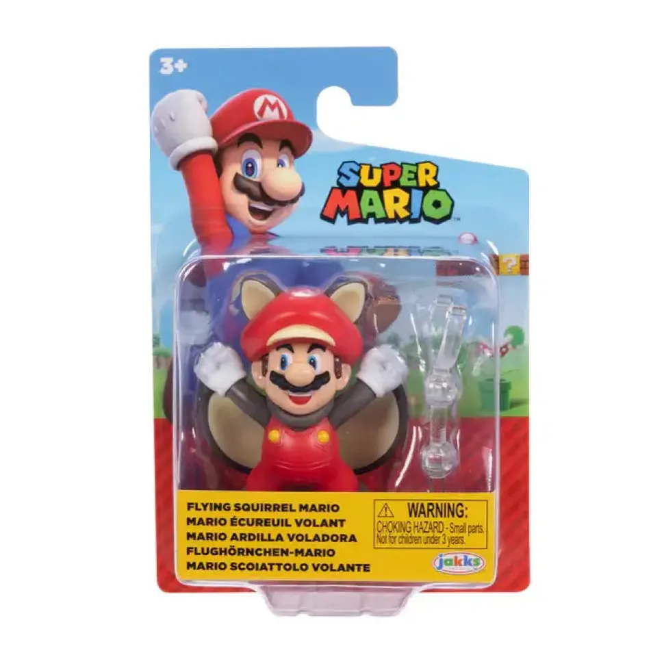 Super Mario Flying Squirrel Mario 2.5-Inch Action Figure