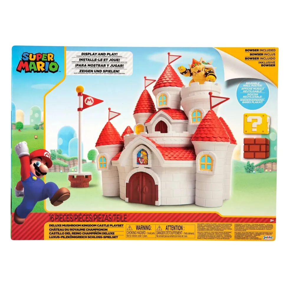Super Mario Mushroom Kingdom Castle Playset