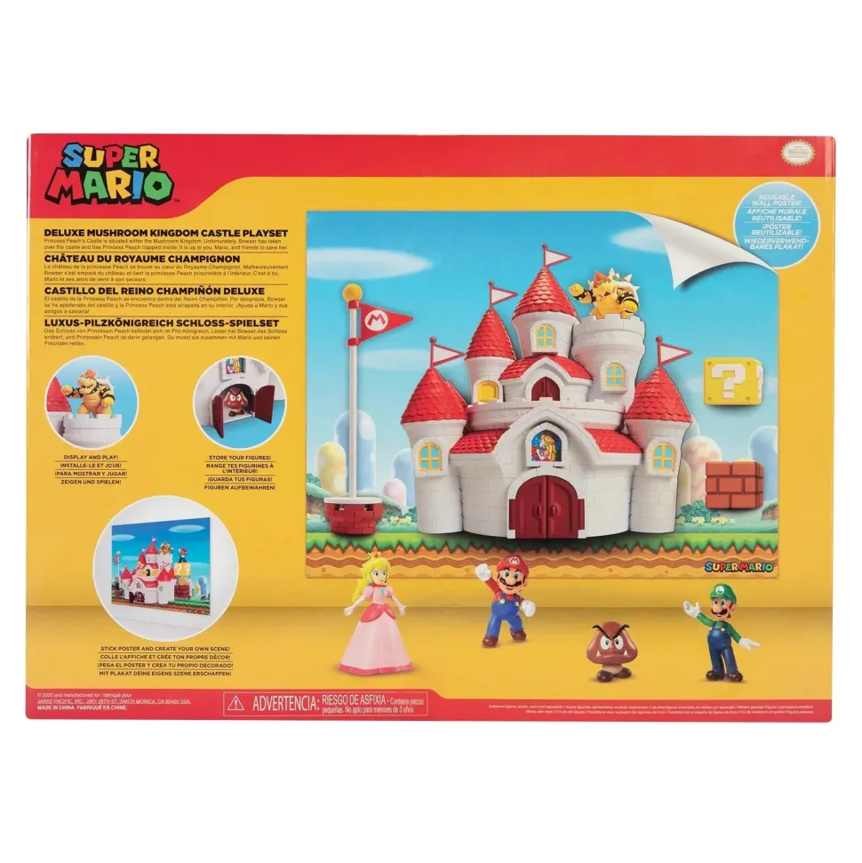 Super Mario Mushroom Kingdom Castle Playset