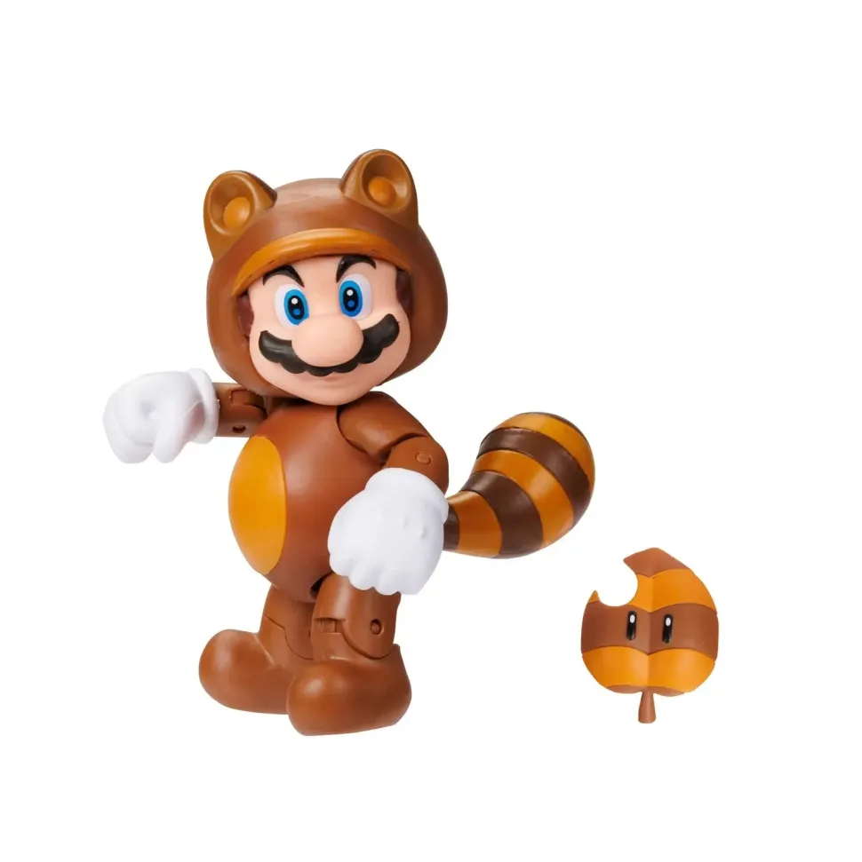 Super Mario Wave 43 4-Inch Tanooki Mario Figure