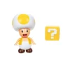Super Mario Yellow Toad with Question Block 4-Inch Action Figure