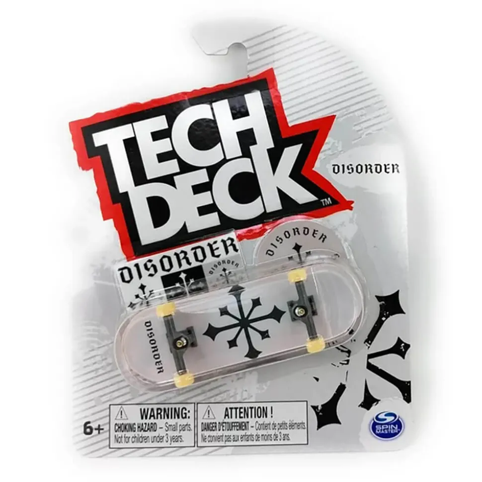 Tech Deck Disorder Crossover Black Finger Skateboard