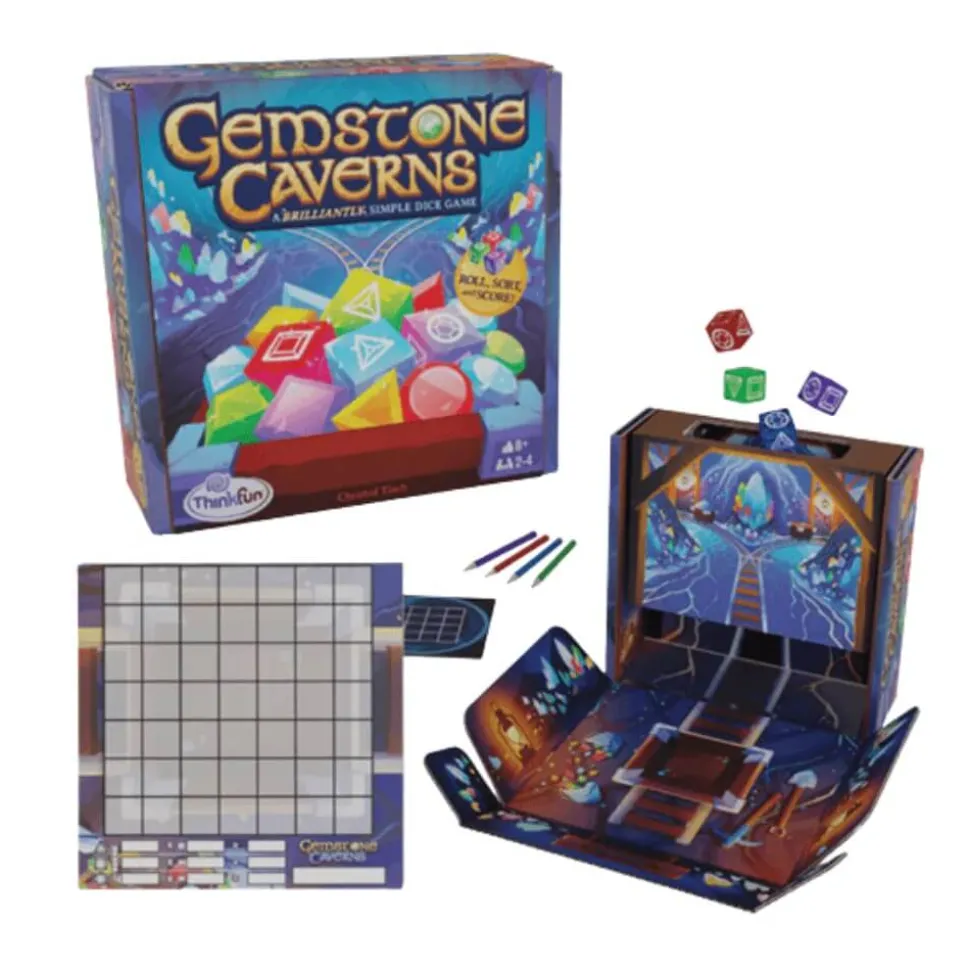 ThinkFun Gemstone Caverns Dice Game