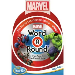ThinkFun Marvel WordARound Read the Word Around the Card Trivia Game