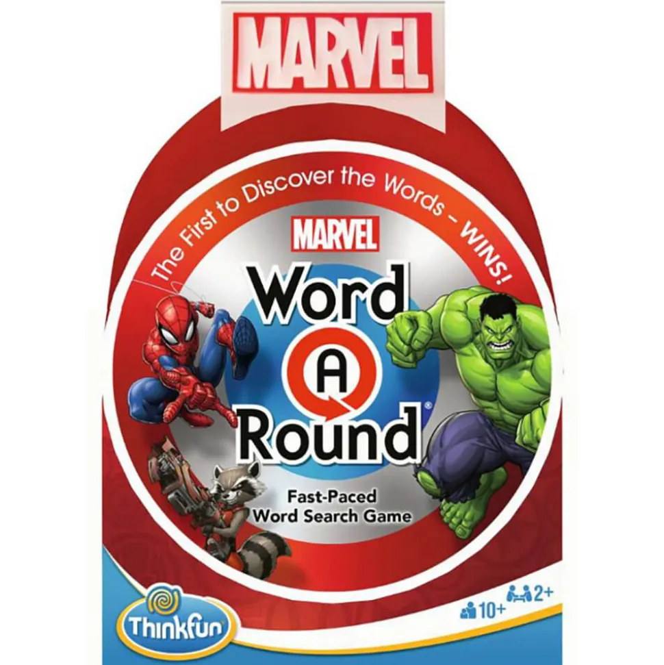 ThinkFun Marvel WordARound Read the Word Around the Card Trivia Game