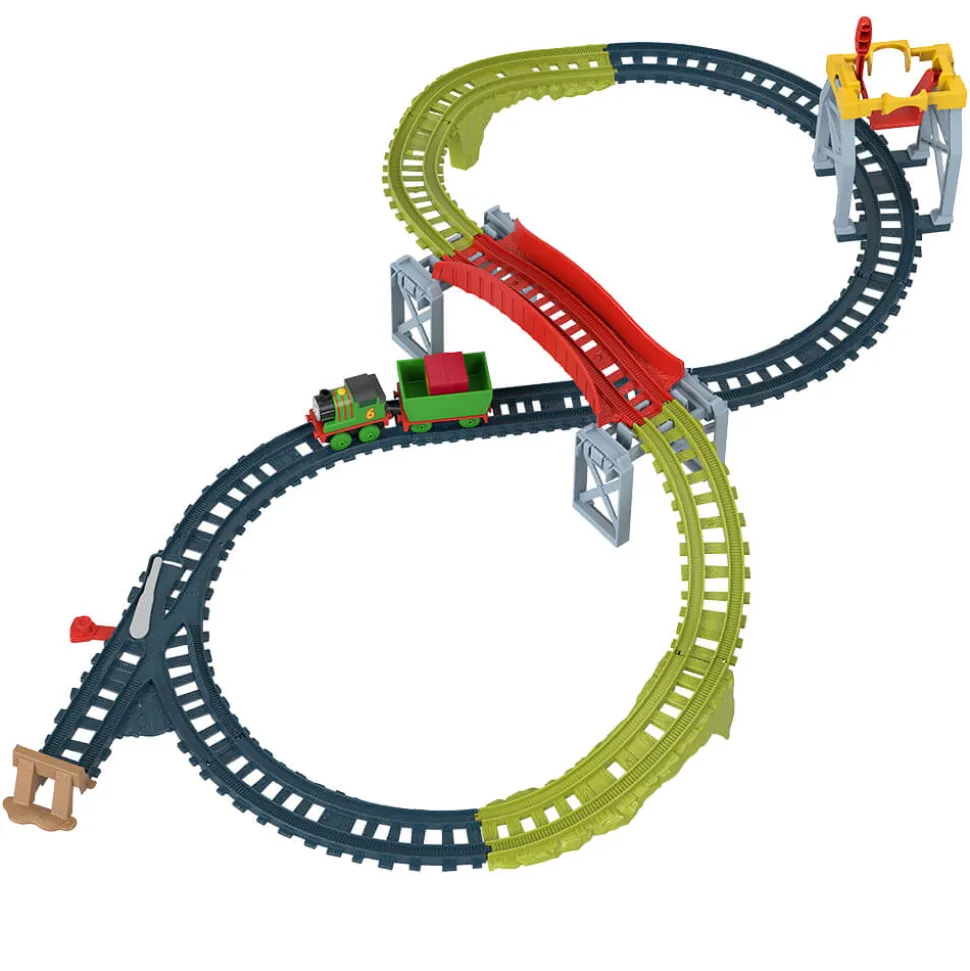 Thomas and Friends Percy's up and Over Cargo Drop Playset