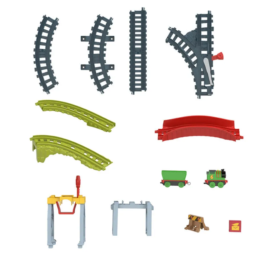 Thomas and Friends Percy's up and Over Cargo Drop Playset