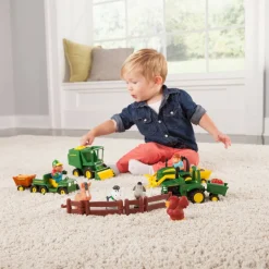 TOMY John Deere Fun on the Farm 1st Farming Fun 20-Piece Play Set