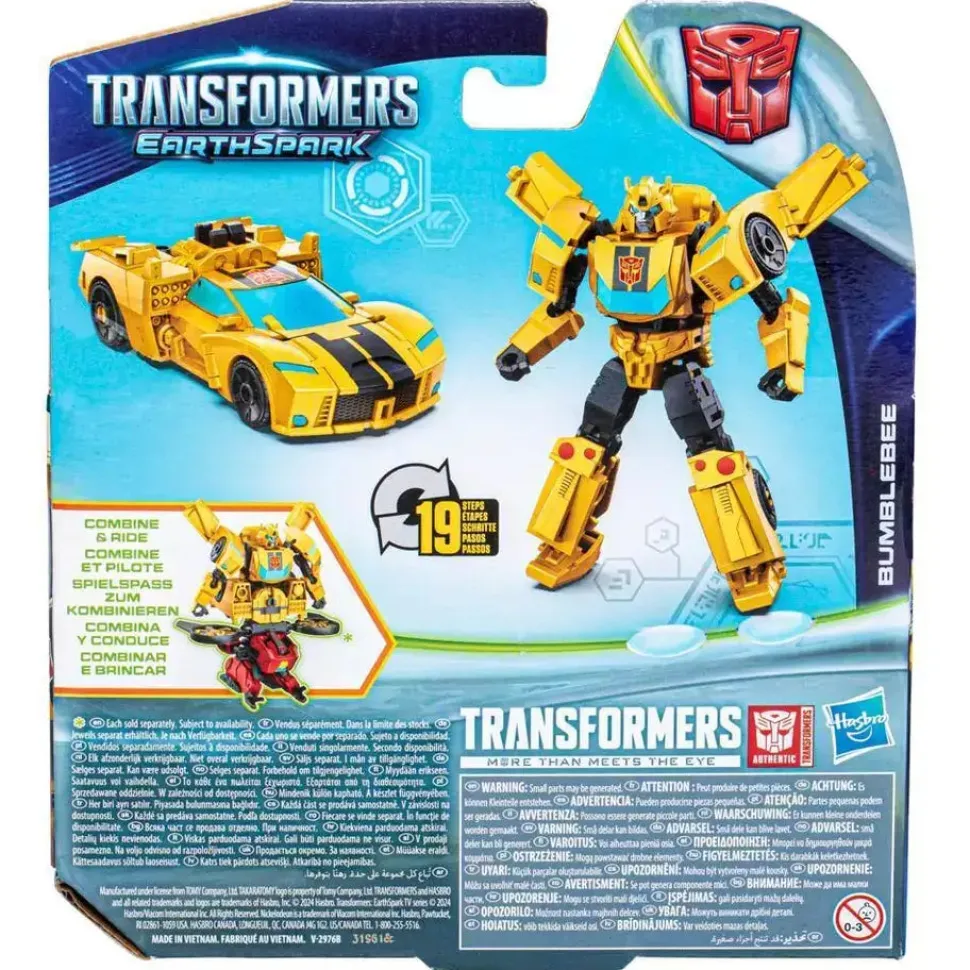 Transformers EarthSpark Warrior Class Bumblebee 5 Inch Action Figure