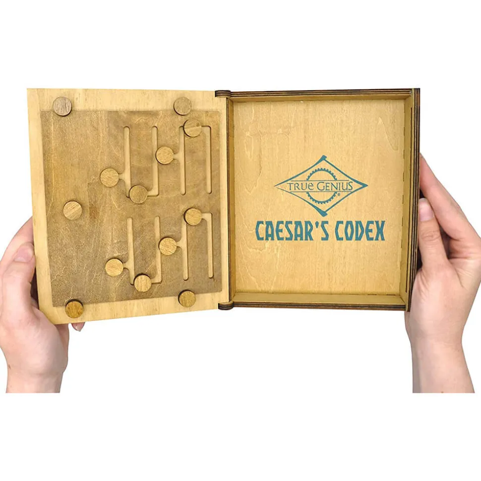 True Genius Caesar's Codex Brain Teaser Puzzle