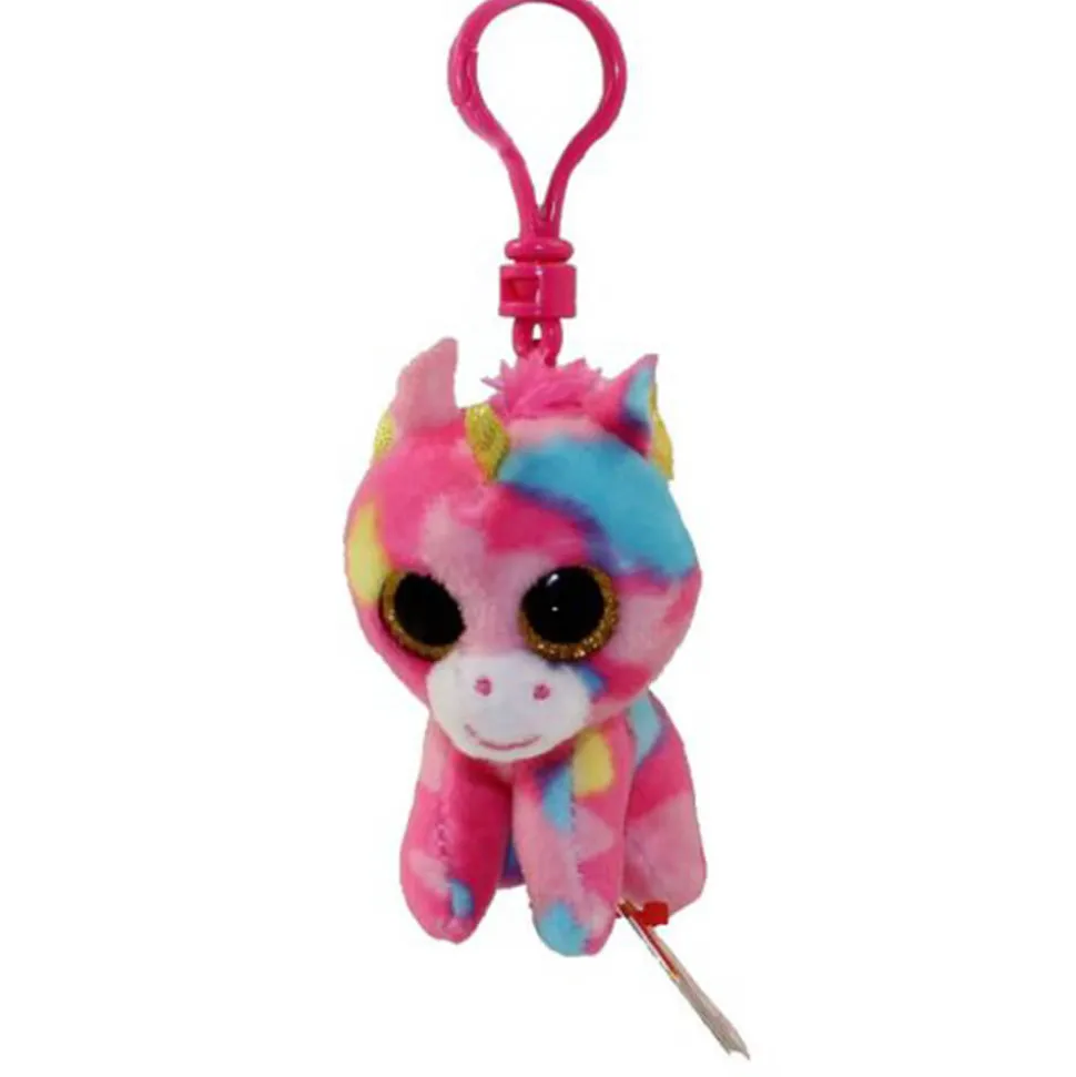 Ty Beanie Boos Fantasia the Multicolored Unicorn Clip