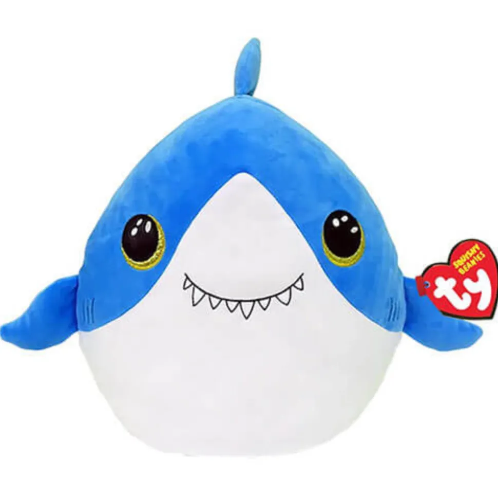 Ty Beanie Squishies Finsley the Shark 10-Inch Plush