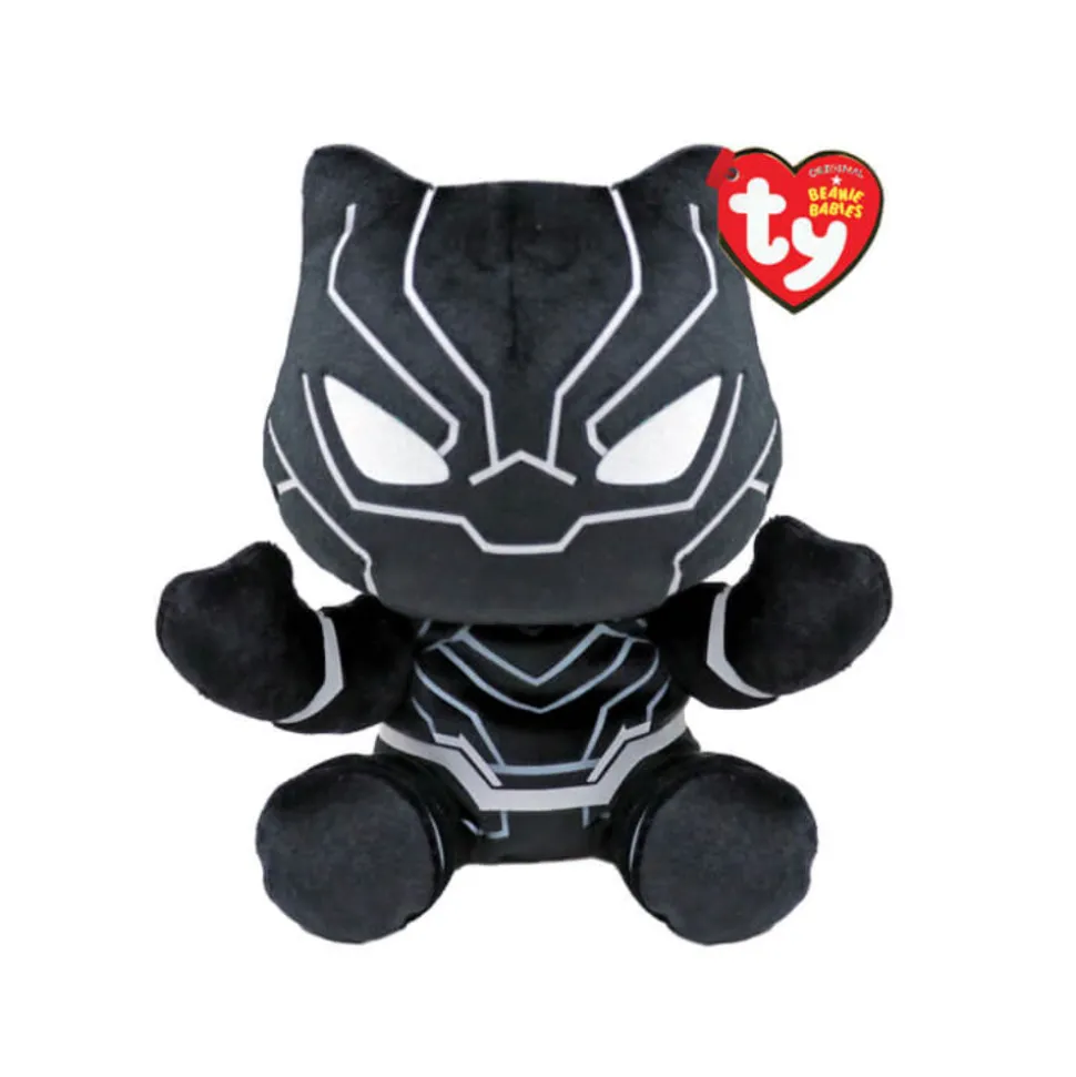 Ty Marvel Soft Black Panther Plush