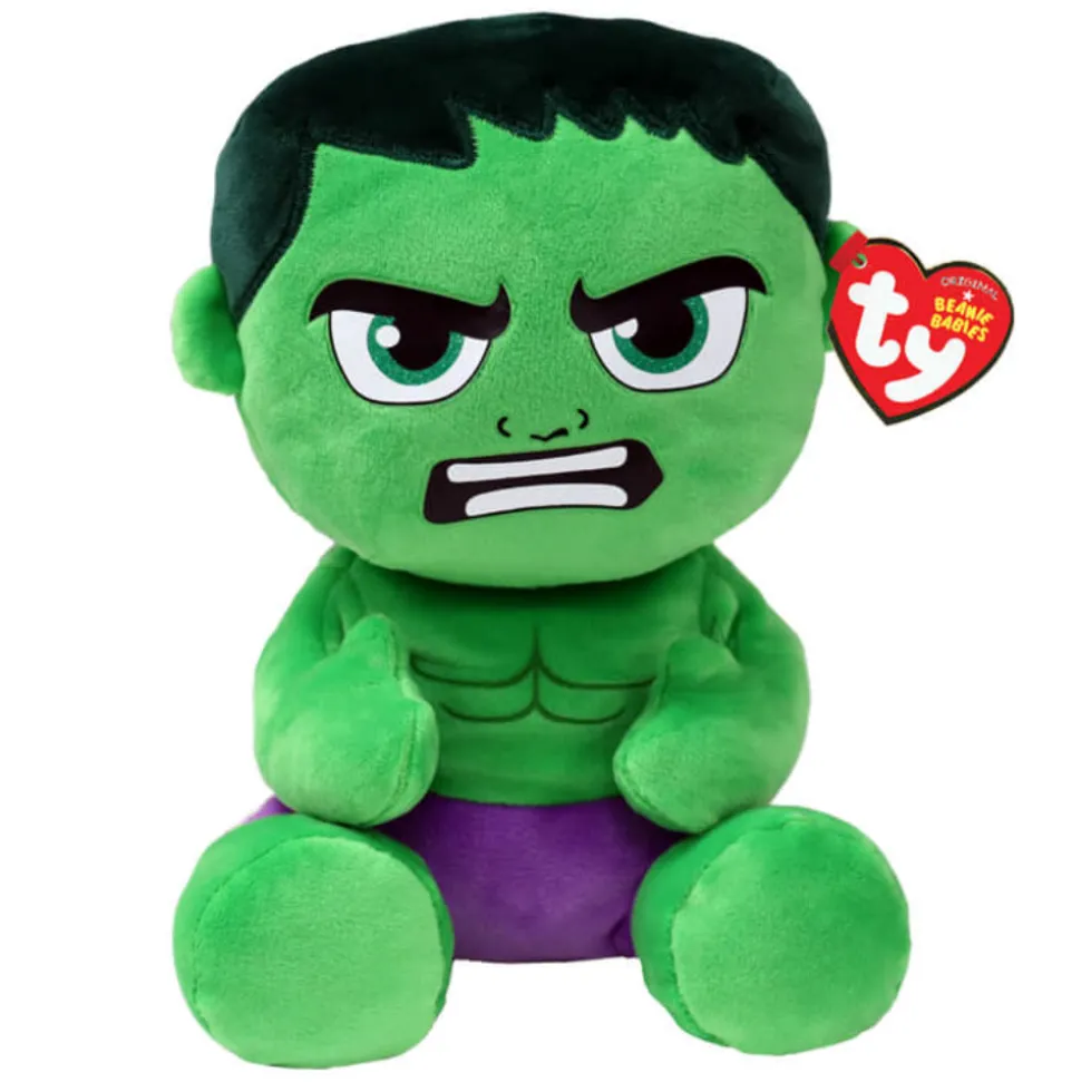 Ty Marvel Soft Hulk Medium Plush