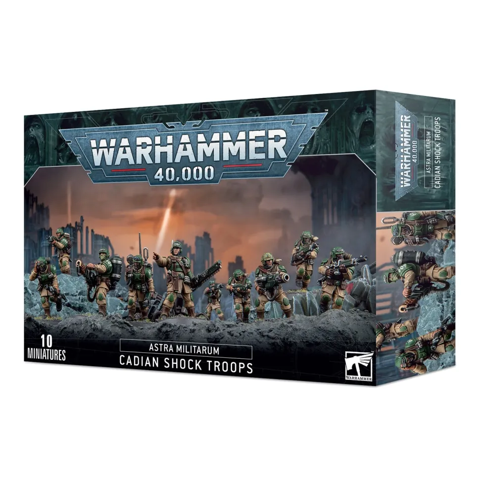 Warhammer 40K Astra Militarum Cadian Shock Troops