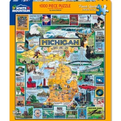 White Mountain Puzzles Best of Michigan 1000 Pc