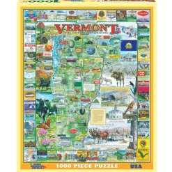 White Mountain Puzzles Best of Vermont 1000 Pc