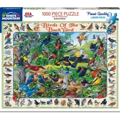 White Mountain Puzzles Birds of the Backyard