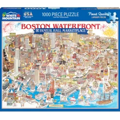 White Mountain Puzzles Boston MA 1000 Pc