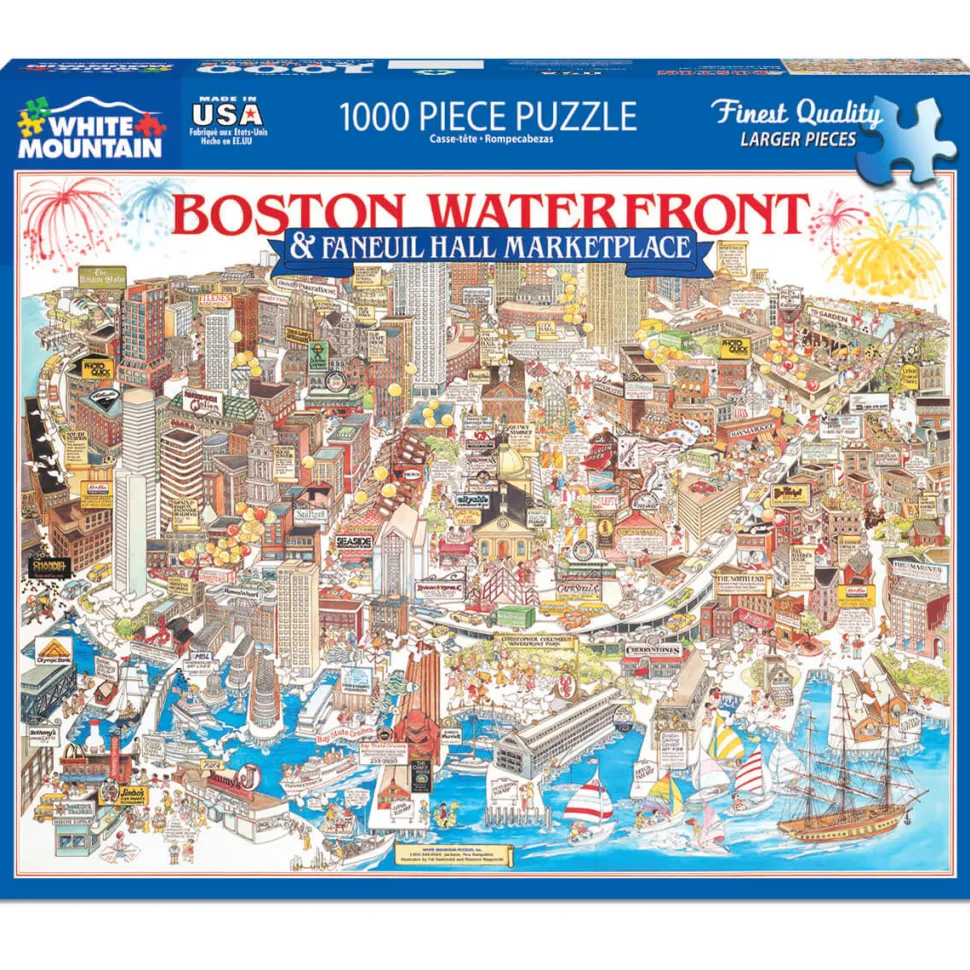White Mountain Puzzles Boston MA 1000 Pc