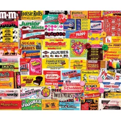 White Mountain Puzzles Candy Wrappers 1000 Piece